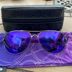 Oakley purple sunglasses